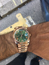 Montre de luxe : Olive Green